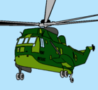 Dibujo Helicóptero al rescate pintado por angel962