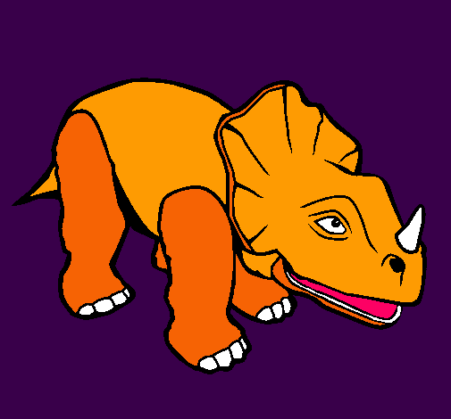 Dibujo Triceratops II pintado por agus041020