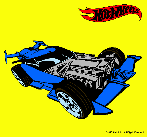 Dibujo Hot Wheels 9 pintado por dark678