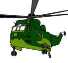 Dibujo Helicóptero al rescate pintado por DTRGG
