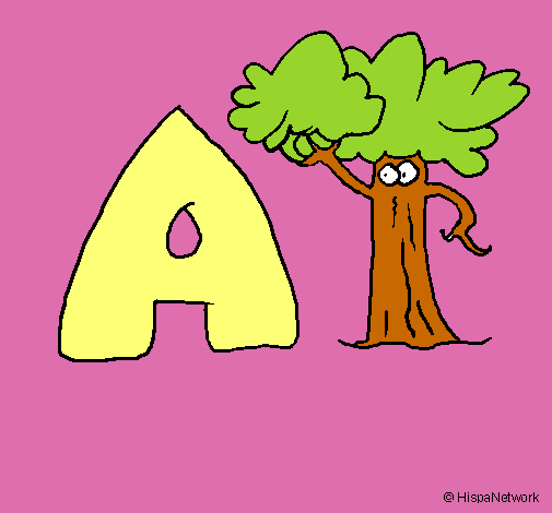 Dibujo Árbol pintado por albaTC