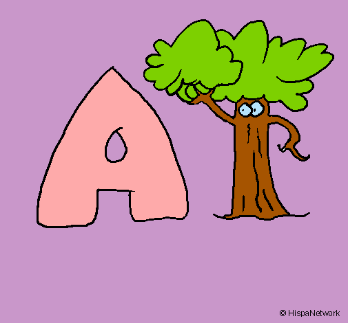 Dibujo Árbol pintado por albaTC