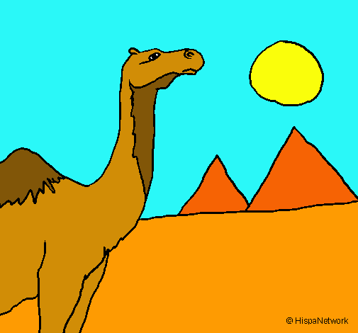 Dibujo Camello pintado por agus041020