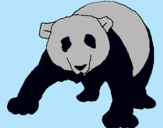 Dibujo Oso panda pintado por xime6