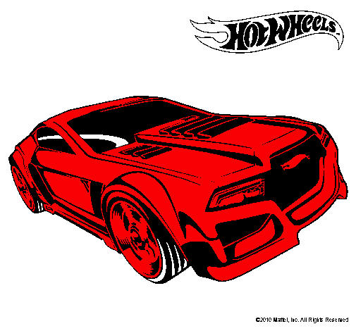 Dibujo Hot Wheels 5 pintado por MAXIPUPU