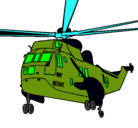 Dibujo Helicóptero al rescate pintado por johangel