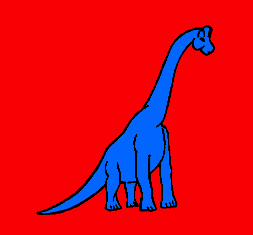 Dibujo Braquiosaurio pintado por sergiopitufo 