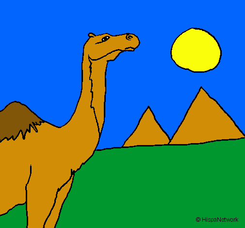 Dibujo Camello pintado por JOSEFAANAIS