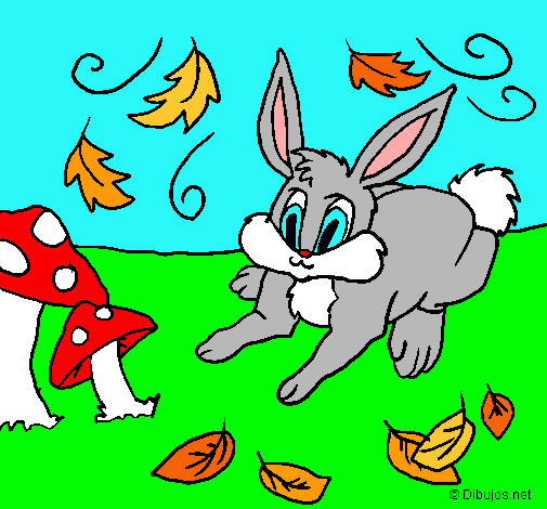 Dibujo Conejo pintado por agus041020