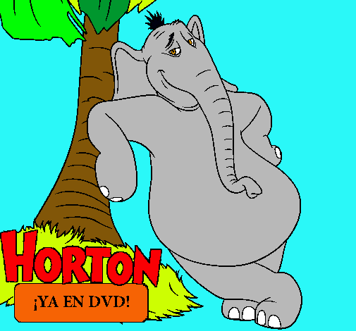 Dibujo Horton pintado por agus041020