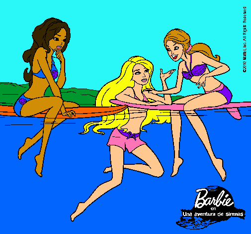 Dibujo Barbie y sus amigas pintado por lexmary64