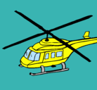 Dibujo Helicóptero  pintado por pavitos
