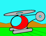 Dibujo Helicóptero pequeño pintado por ismaelgome