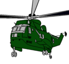 Dibujo Helicóptero al rescate pintado por mewvfc