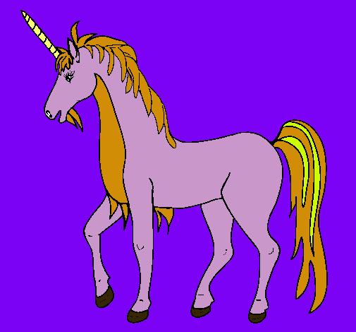 Dibujo Unicornio II pintado por lupyta