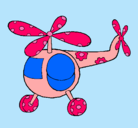 Dibujo Helicóptero adornado pintado por pattyesqg