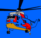 Dibujo Helicóptero al rescate pintado por joeljose
