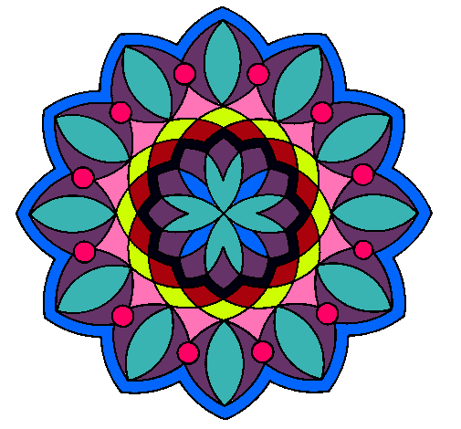 Dibujo Mandala 3 pintado por oska 