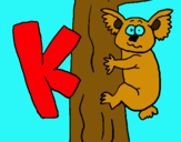 Dibujo Koala pintado por iore