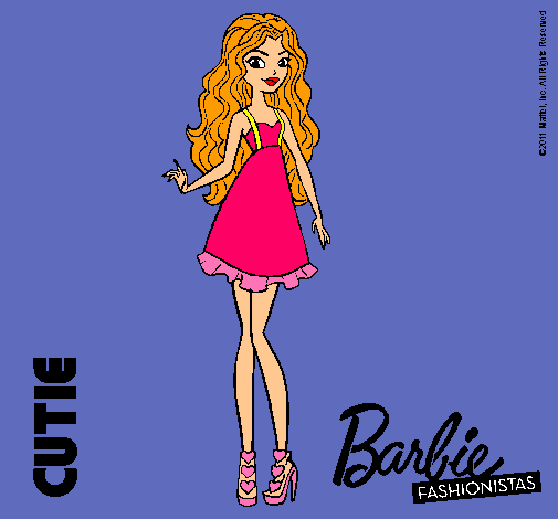 Dibujo Barbie Fashionista 3 pintado por Hermaione