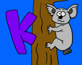 Dibujo Koala pintado por Meliiii