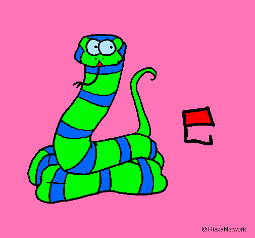 Dibujo Serpiente pintado por jhaimar