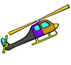 Dibujo Helicóptero de juguete pintado por emilioal