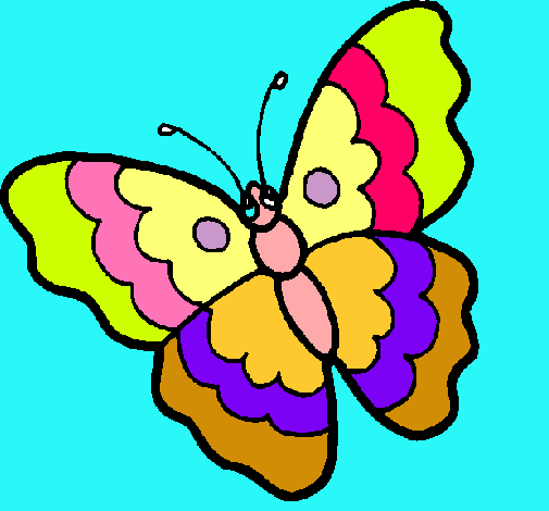 Dibujo Mariposa pintado por simonitay