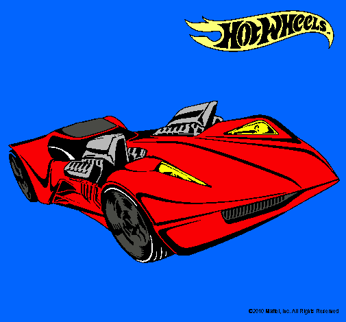 Dibujo Hot Wheels 4 pintado por Alejandras