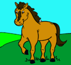 Dibujo Caballo pintado por horse