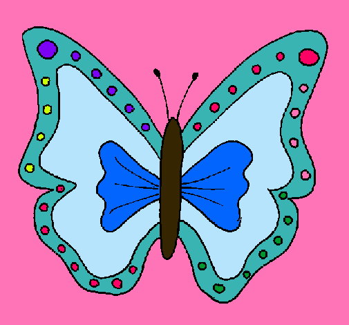 Dibujo Mariposa pintado por carol885