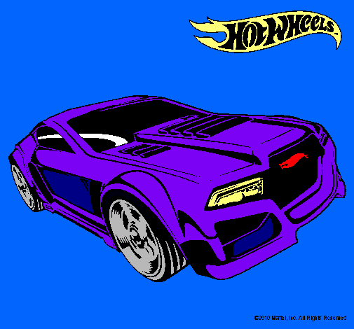 Dibujo Hot Wheels 5 pintado por kinki