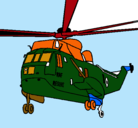 Dibujo Helicóptero al rescate pintado por ignacio6