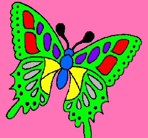 Dibujo Mariposa pintado por uxue