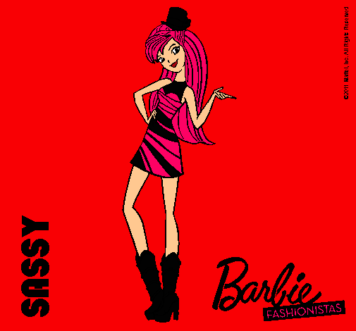 Dibujo Barbie Fashionista 2 pintado por Love_Magic