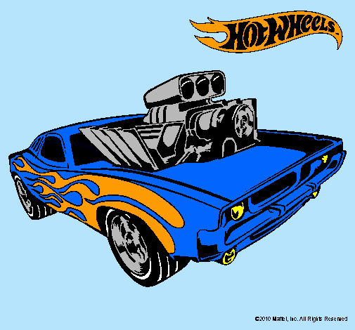 Dibujo Hot Wheels 11 pintado por almer