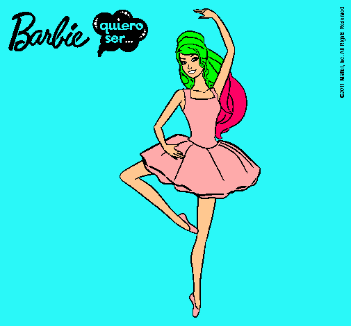 Dibujo Barbie bailarina de ballet pintado por axel21boyfro