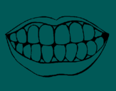 Dibujo Boca y dientes pintado por Isitamicky