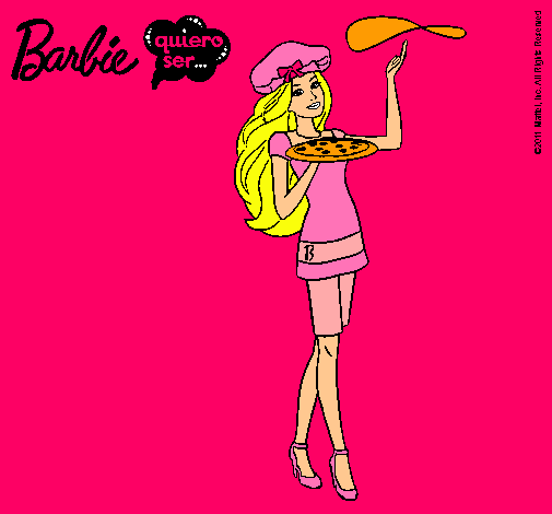 Dibujo Barbie cocinera pintado por Lokitha