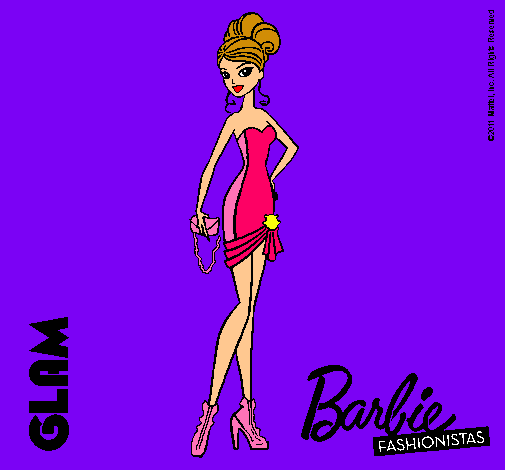 Dibujo Barbie Fashionista 5 pintado por tamiys