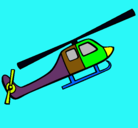 Dibujo Helicóptero de juguete pintado por Daniel2006