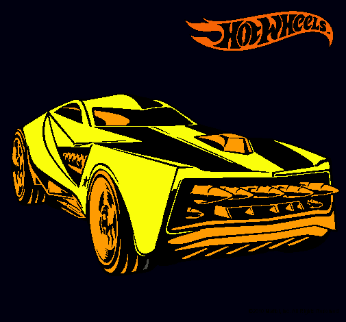 Dibujo Hot Wheels 12 pintado por angel123