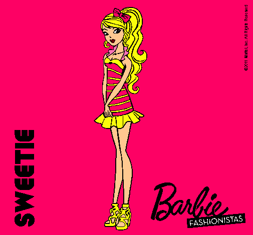 Dibujo Barbie Fashionista 6 pintado por Love_Magic