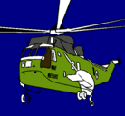 Dibujo Helicóptero al rescate pintado por fabricio