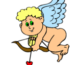 Dibujo Cupido pintado por ocdfjgir