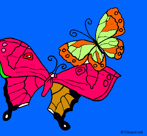 Dibujo Mariposas pintado por jessebeli