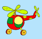 Dibujo Helicóptero adornado pintado por angelcapc