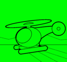 Dibujo Helicóptero pequeño pintado por yooyoououo