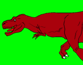 Dibujo Tiranosaurio rex pintado por LUIYI