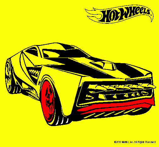 Dibujo Hot Wheels 12 pintado por angel123